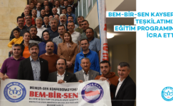 Kayseri Teşkilatımız Eğitim Programını İcra Etti