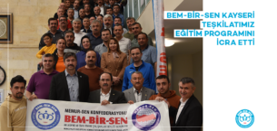 Kayseri Teşkilatımız Eğitim Programını İcra Etti Kayseri Teşkilatımız Eğitim Programını İcra Etti
